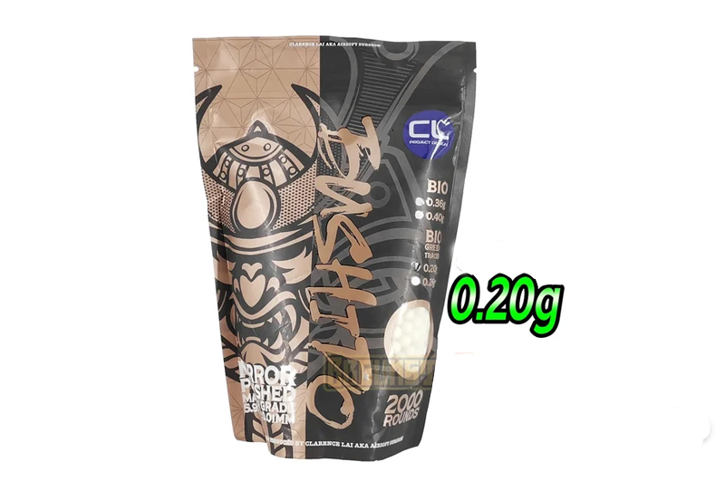 Đạn bb Bushido 0.20g Tracer Green (2000 viên )